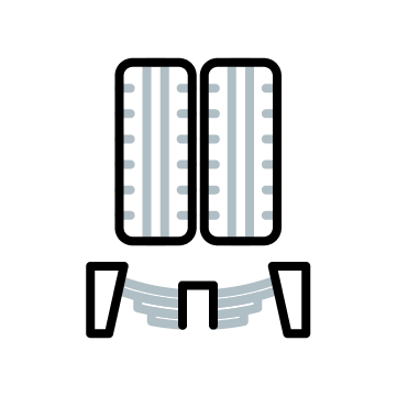REAR SUSPENSION - LEAF SPRING (FSR)